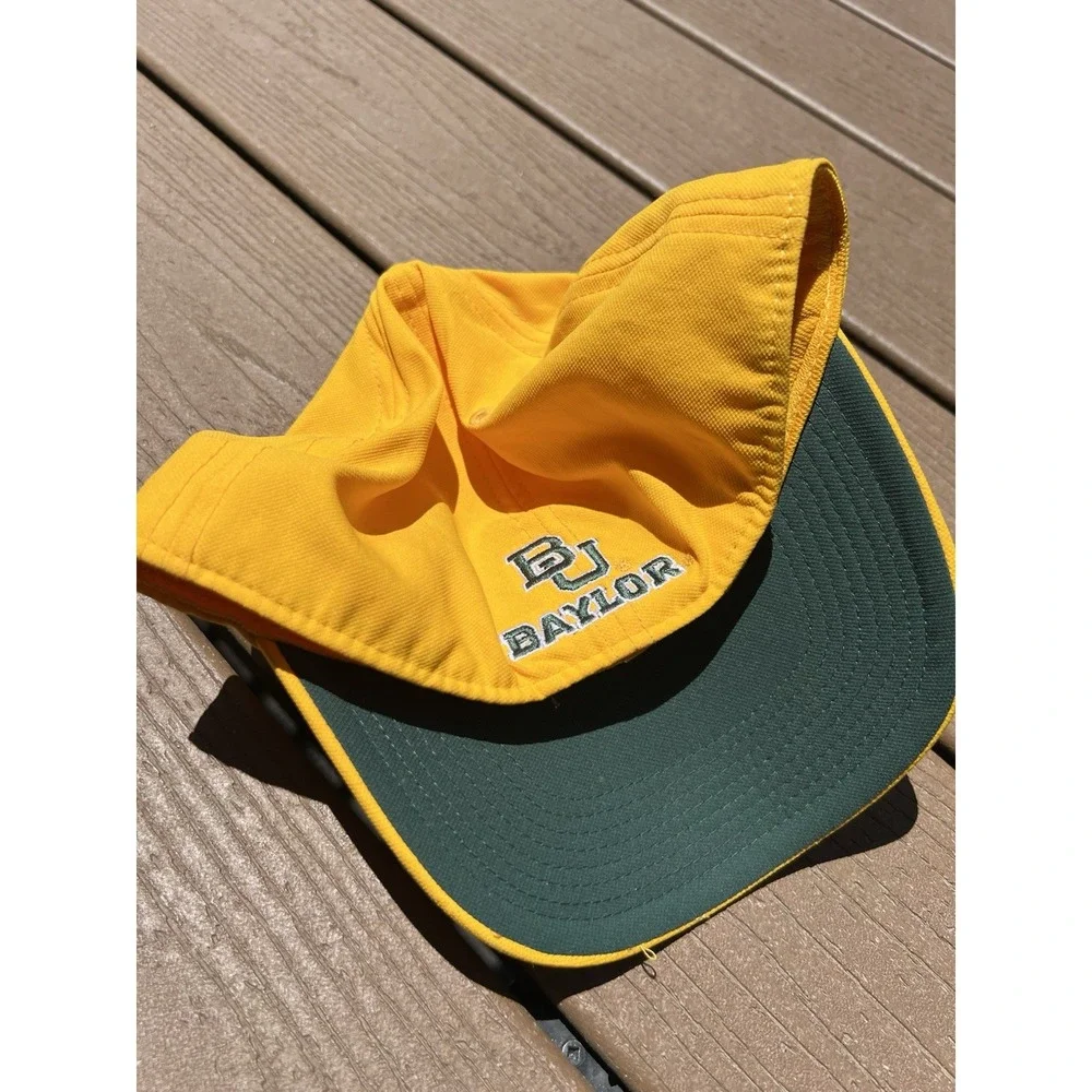 Nike Baylor Bears Hat OSFM‎ baseball cap Sic Em Bears Dri-FIT Legacy91 Mens Gold